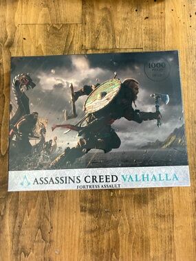Valhalla Fortress Assault 1000-Piece Puzzle - Black/Brown